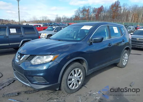 2016 Nissan Rogue S/Sl/Sv из США, поврежденный, VIN KNMAT2MV6GP665418